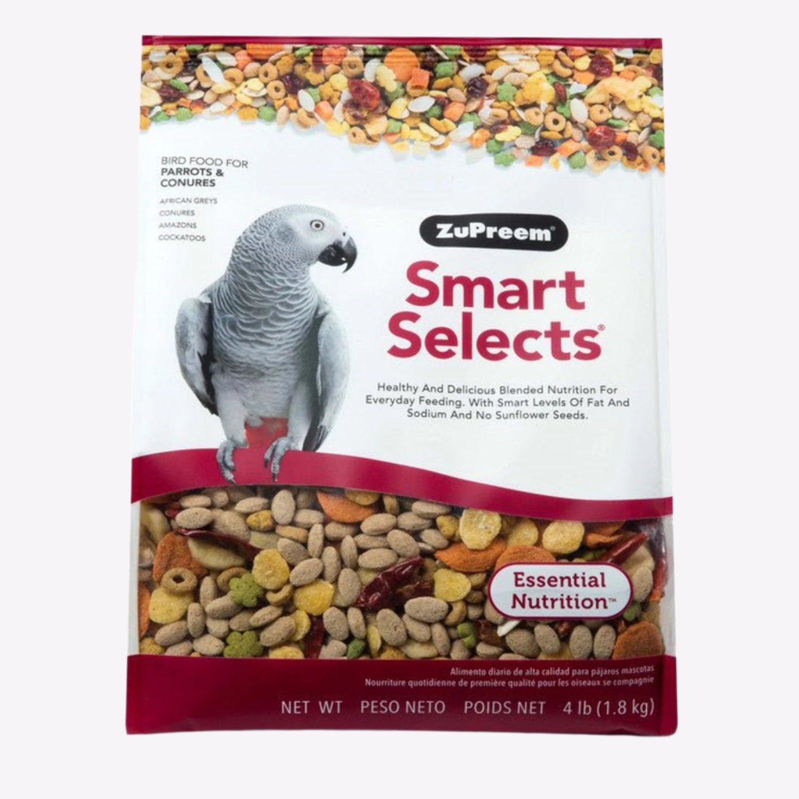 Zupreem Smart Selects Parrots & Conures - 4lb