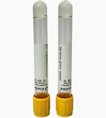 VACUME TUBE YELLOW CAP