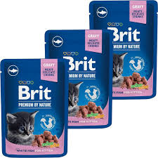 Brit Chunks with White Fish in Gravy for Kittens