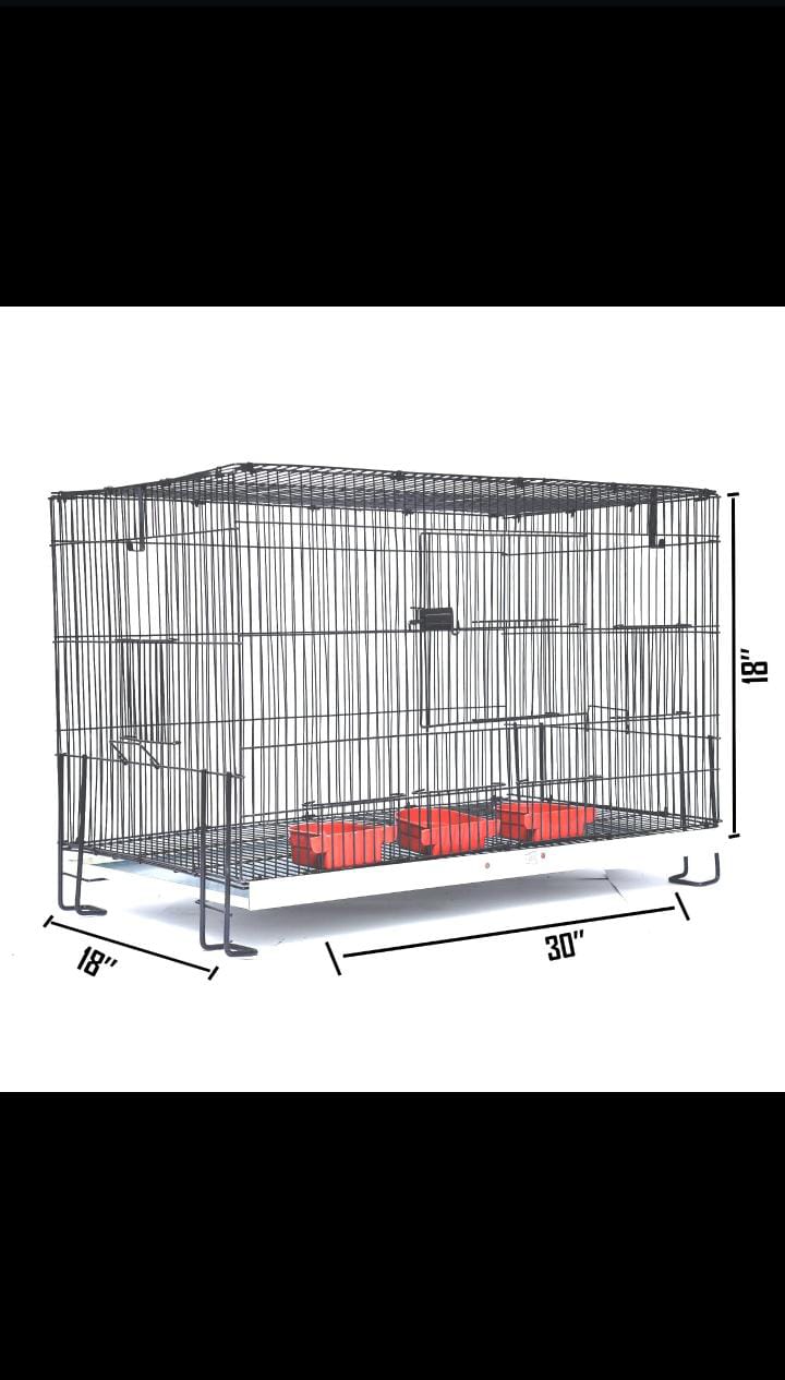 Rectangular folding cage