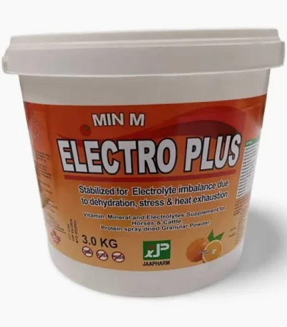 Min M Electro Plus electrolyte supplement for rehydration in horses and cattle — JAAPHARM
