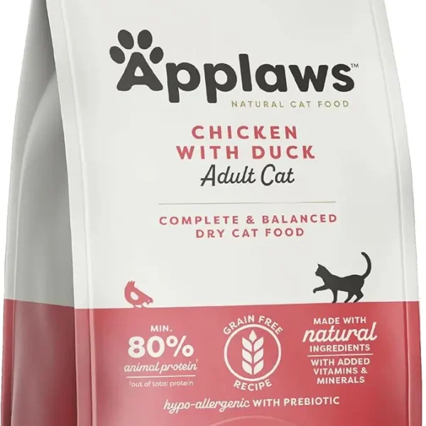 Applaws Chicken With Duck Recipe Adult Dry Cat Food - 2kg